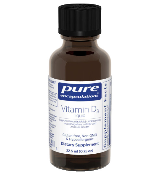 Pure Encapsulations Vitamin D3 liquid 22.5 мл