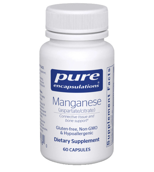 Pure Encapsulations Manganese (aspartate/citrate) 60 капс