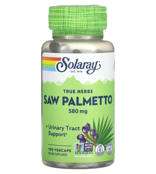 Solaray Saw Palmetto 580 мг Veg Caps (100 капс)