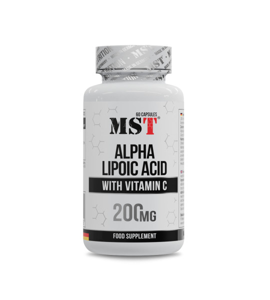MST Alpha Lipoic Acid With Vitamin C 200 мг (60 капс)