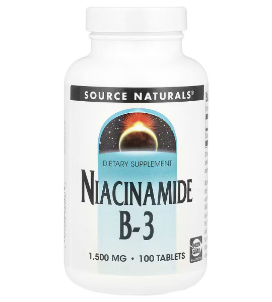 Source Naturals Niacinamide B-3 1500 mg (100 табл)