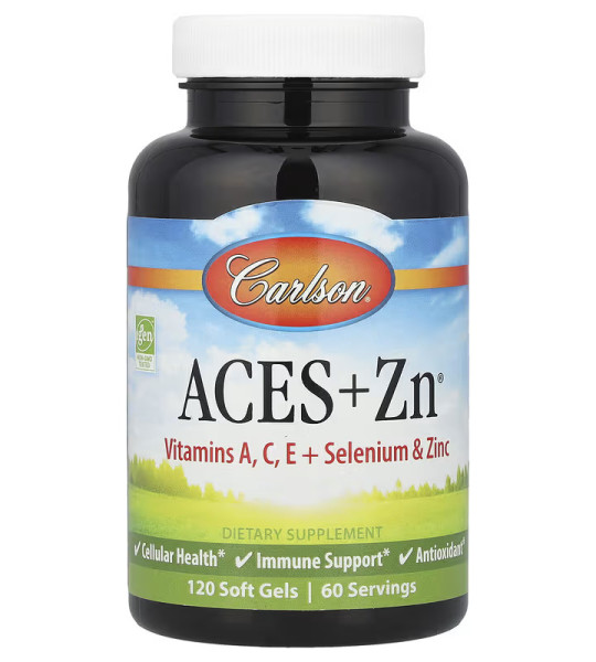 Carlson ACES + Zn Softgels (120 капс)