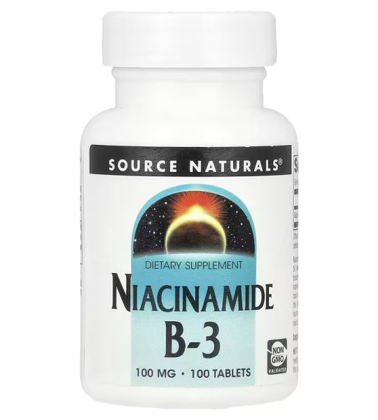 Source Naturals Niacinamide B-3 100 mg (100 табл)