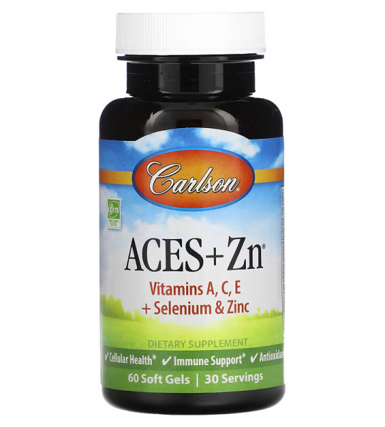 Carlson ACES + Zn Softgels (60 капс)