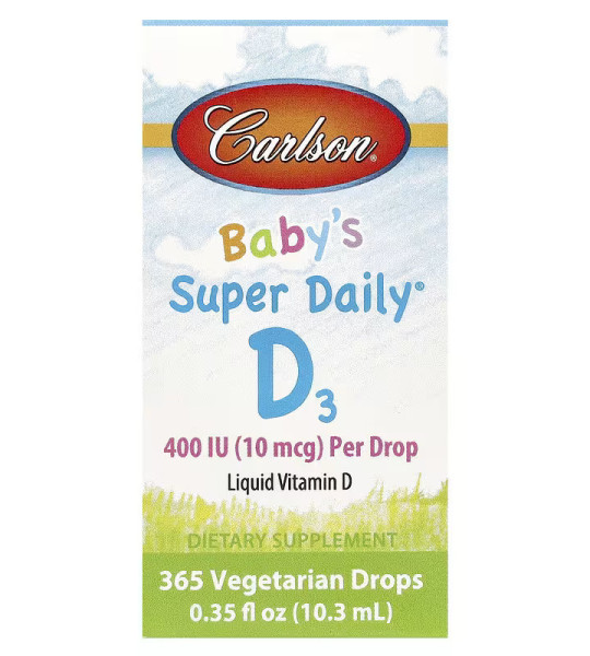 Carlson Baby's Super Daily D3 400 IU Liquid (10.3 мл)