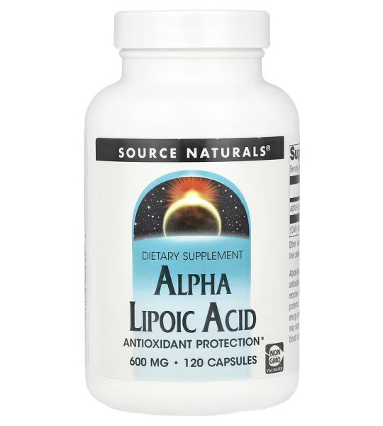 Source Naturals Alpha Lipoic Acid 600 mg (120 капс)