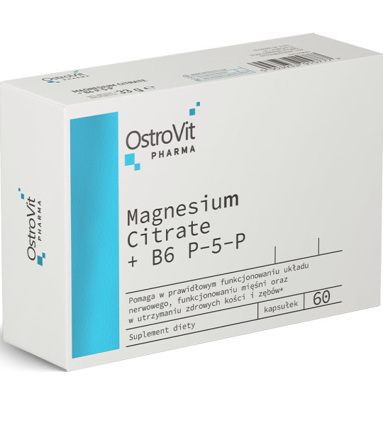 OstroVit Pharma Magnesium Citrate + B6 P-5-P (60 капс)