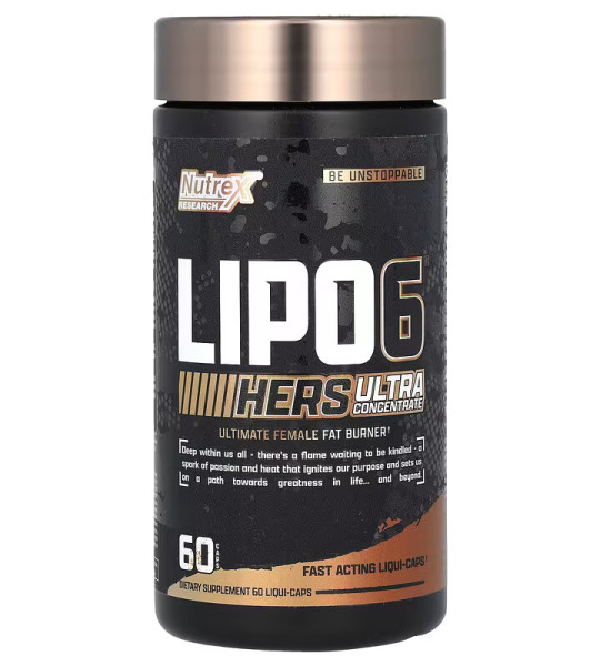 Nutrex Lipo 6 Black Hers Ultra Concentrate 60 капс