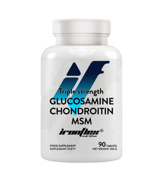 IronFlex Triple Strength Glucosamine Chondroitin MSM 90 табл