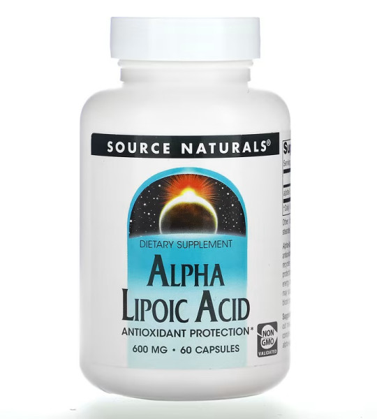 Source Naturals Alpha Lipoic Acid 600 mg (60 капс)
