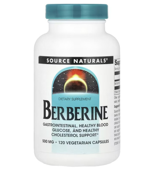 Source Naturals Berberine 500 mg Veg Caps (120 капс)