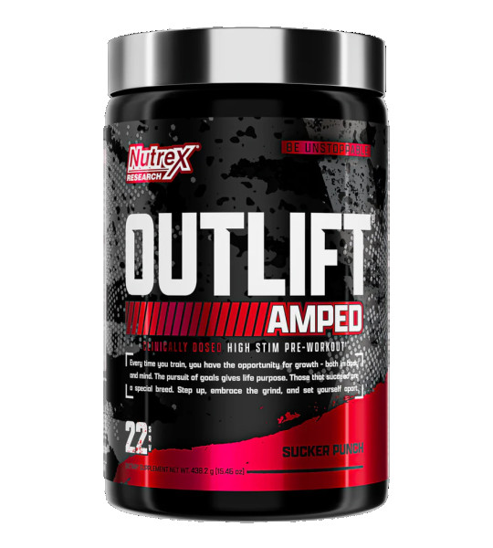 Nutrex Outlift Amped Pre-Workout (436 грамм)