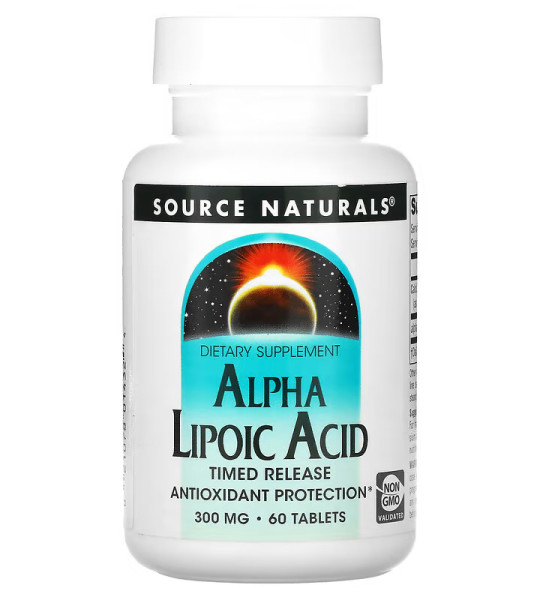 Source Naturals Alpha Lipoic Acid 300 mg (60 табл)