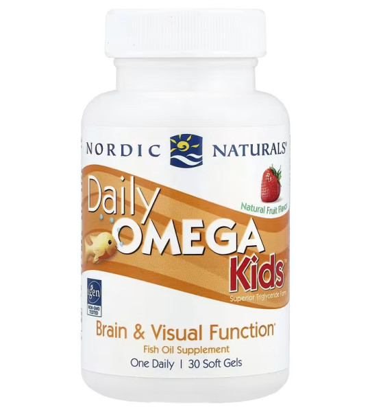Nordic Naturals Daily Omega Kids softgels (30 капс)