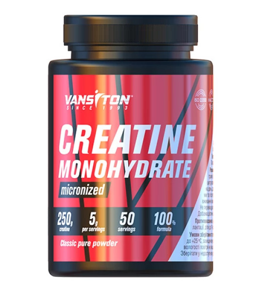 Vansiton Creatine Monohydrate (250грам / 50 порцій)