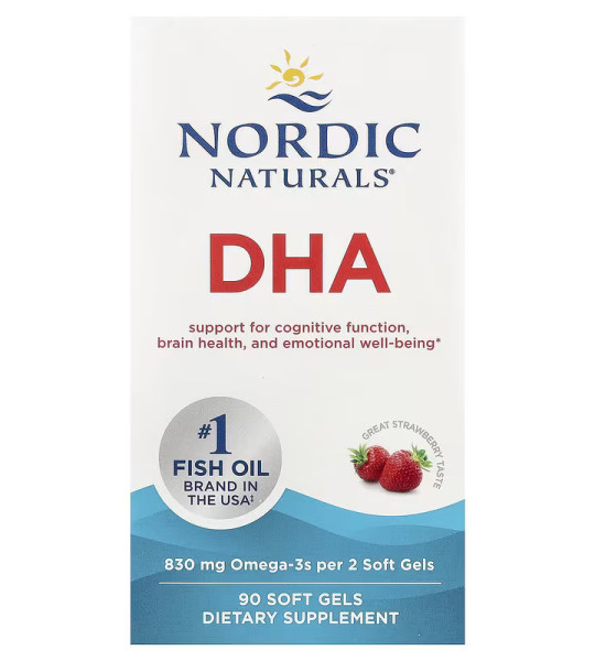 Nordic Naturals DHA (90 капс)