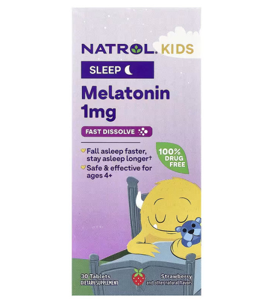 Natrol Kids Melatonin 1 mg (30 табл)