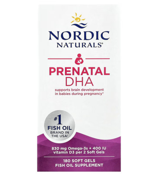 Nordic Naturals Prenatal DHA (180 капс)