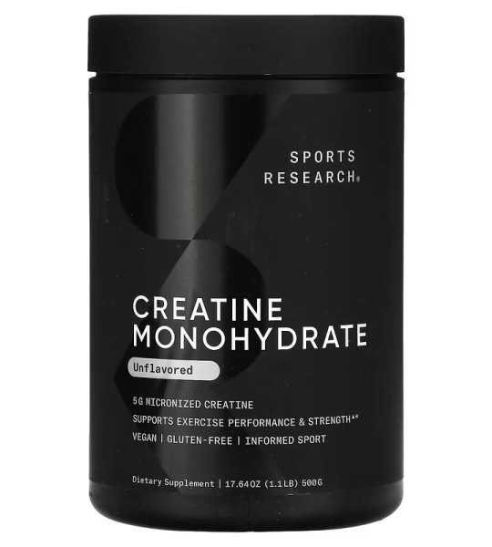 Sports Research Creatine Monohydrate (500 грам)