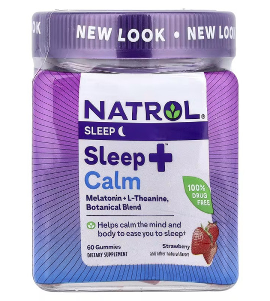 Natrol Sleep + Calm Gummies (60 жув.табл)