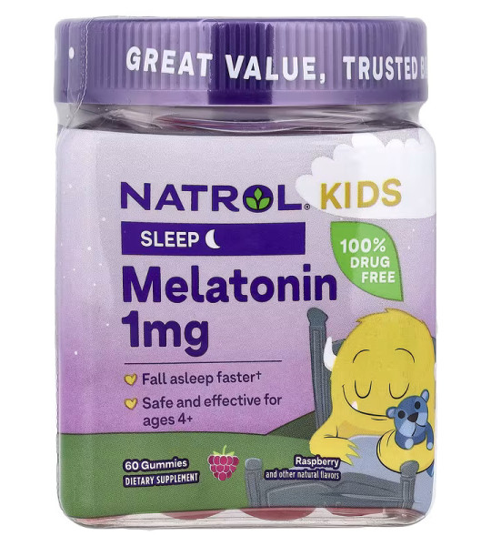 Natrol Kids Melatonin 1 мг (60 жув цук)
