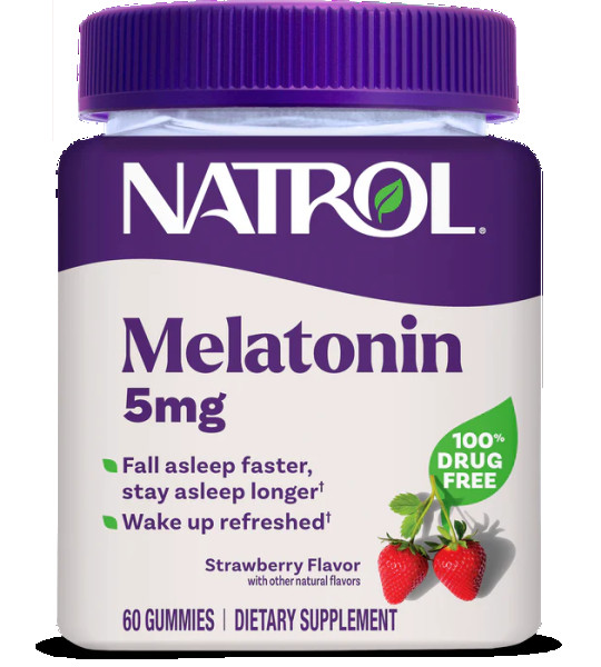Natrol Melatonin 5 mg Gummies (60 жув.табл)