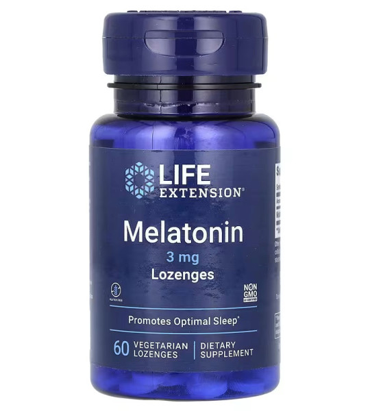 Life Extension Melatonin 3 mg Lozenges (60 табл)