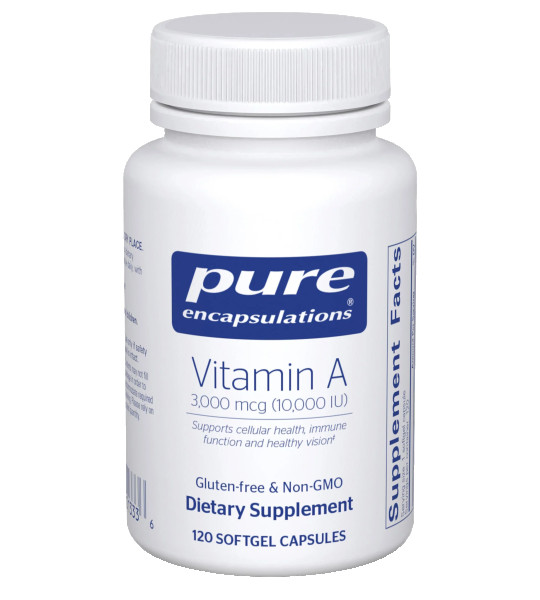 Pure Encapsulations Vitamin A (10000 IU) (120 капс)