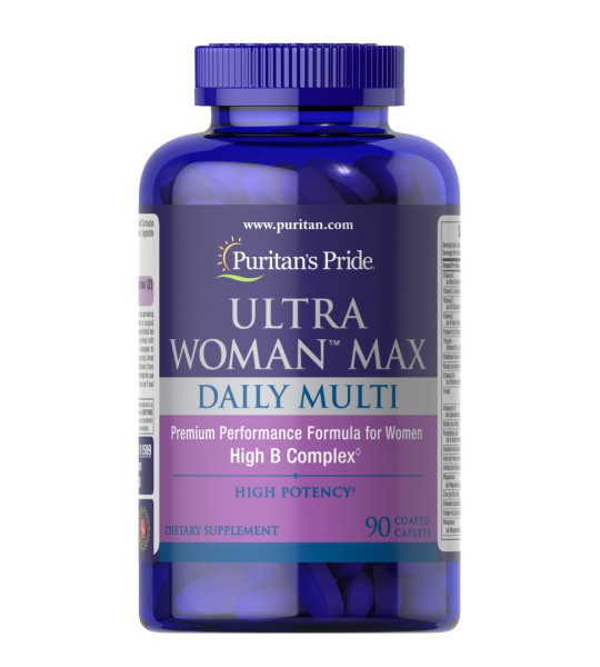 Puritan's Pride Ultra Woman MAX Daily Multi (90 капс)