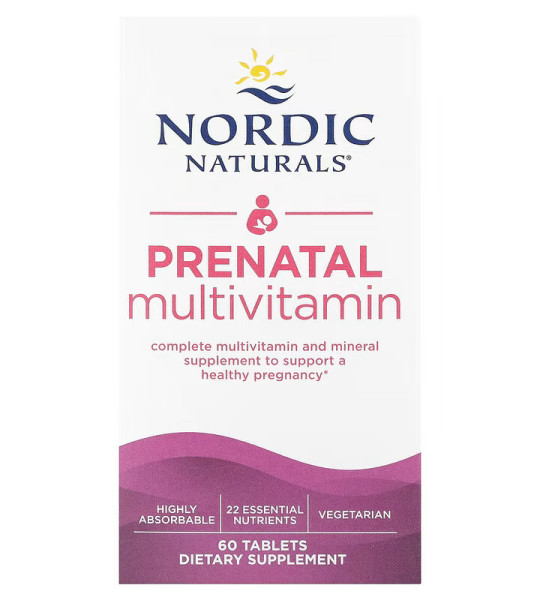 Nordic Naturals Prenatal Multivitamin (60 табл)