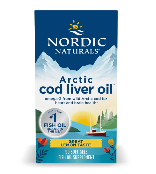 Nordic Naturals Arctic Cod Liver Oil Softgels (90 табл)