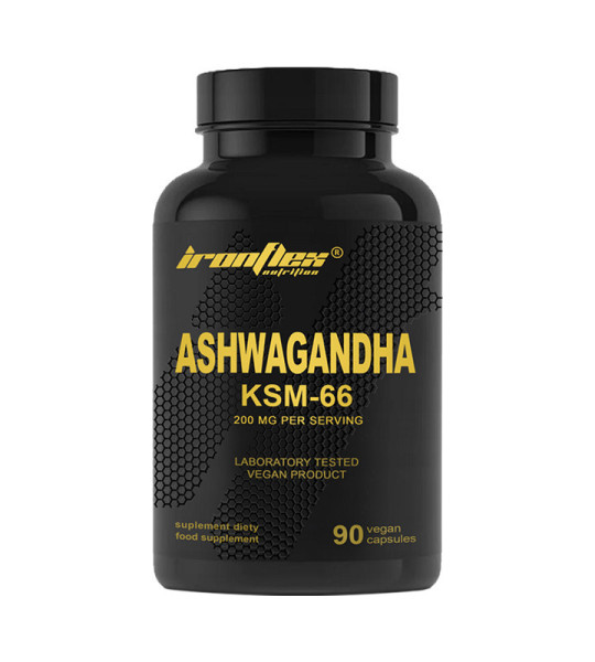 IronFlex Ashwagandha KSM-66 200 мг Veg Caps (90 капс)