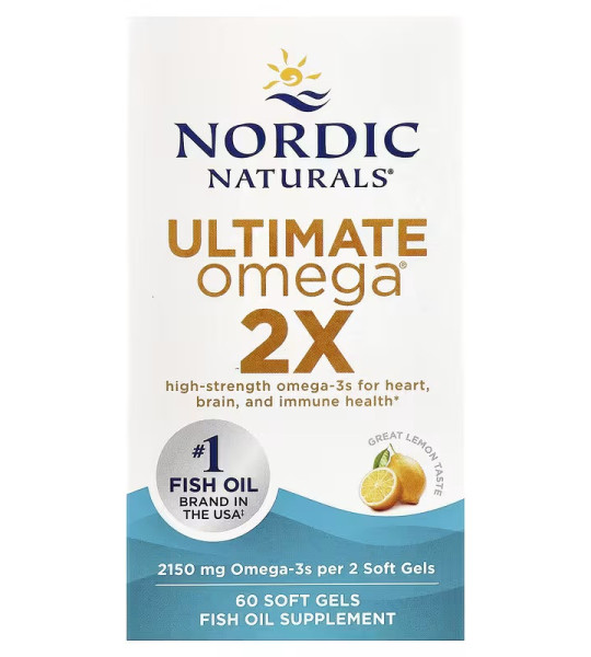 Nordic Naturals Ultimate Omega 2X soft gels (60 капс)