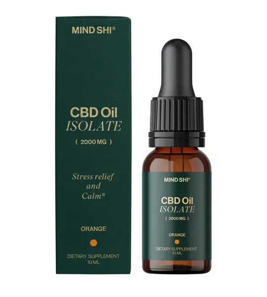 Mind Shi CBD Oil Isolate 2000 mg (10 ml)