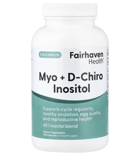 Fairhaven Health Myo+D-Chiro Inositol (240 капс)