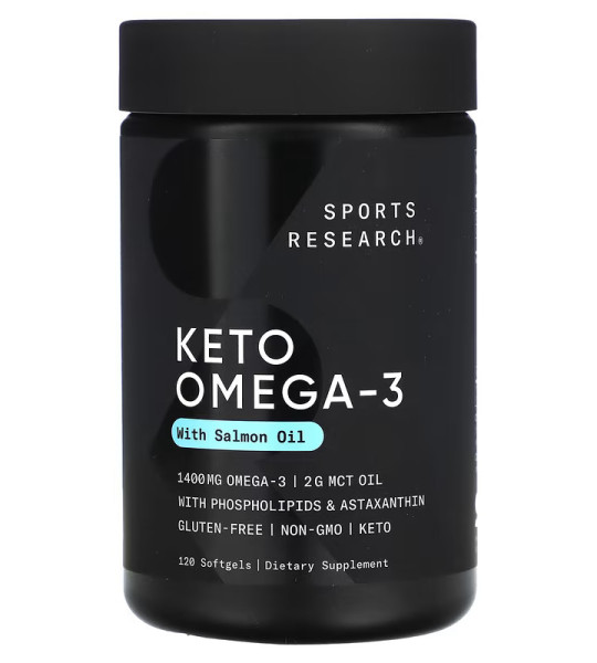 Sports Research Keto Omega-3 (120 капс)