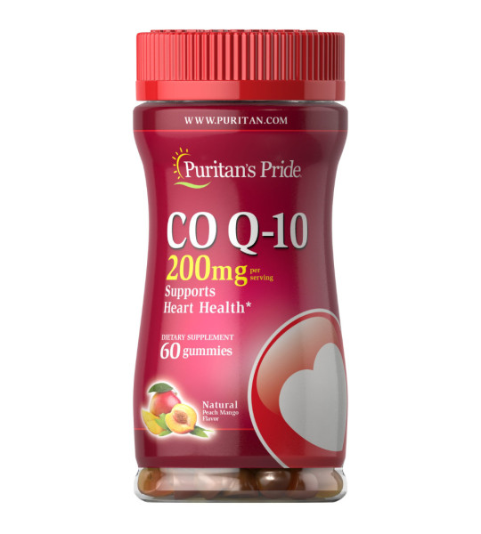 Puritan's Pride CO Q-10 200 mg Gummies (60 табл)