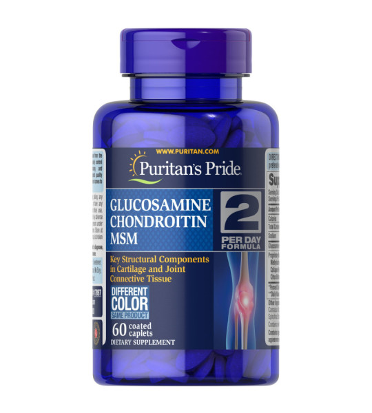 Puritan's Pride Glucosamine Chondroitin MSM Triple Strength (60 табл)