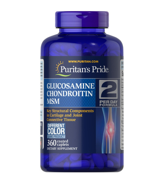 Puritan's Pride Glucosamine Chondroitin MSM Triple Strength 2 Per Day (360 табл)