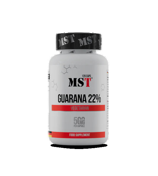 MST Guarana 22% 500 мг Vegetarian (120 капс)