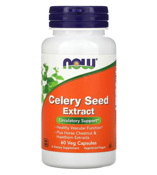 NOW Celery Seed Extract Veg Caps (60 капс)