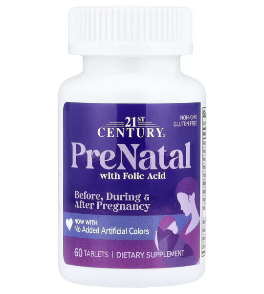 21st Century PreNatal with Folic Acid (60 табл)