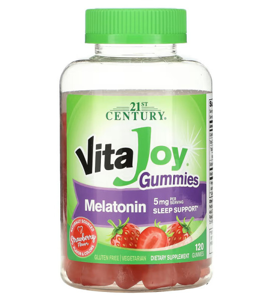 21st Century VitaJoy Melatonin 5 мг (120 жув цук)