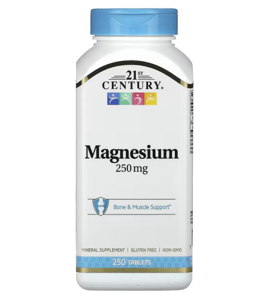 21st Century Magnesium 250 мг (250 табл)