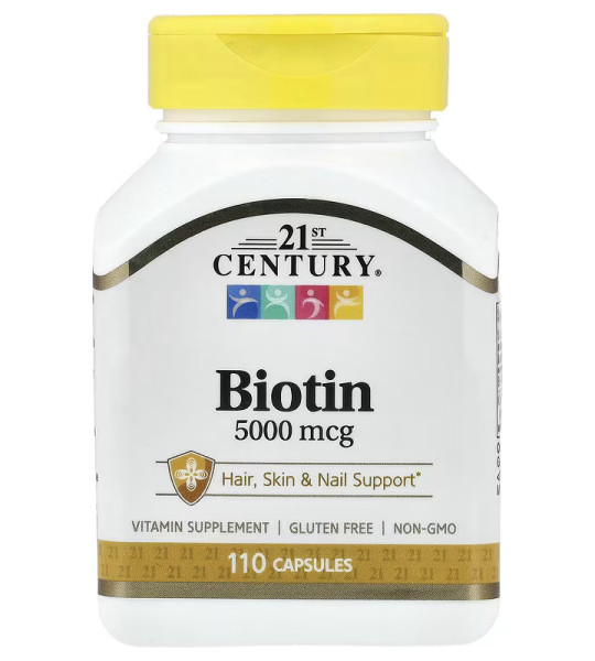 21st Century Biotin 5000 мкг (110 капс)
