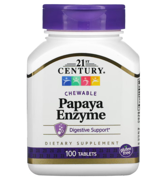 21st Century Papaya Enzyme (100 табл)