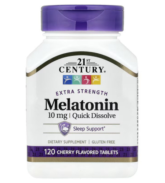 21st Century Melatonin 10 мг Quick Dissolve (120 табл)