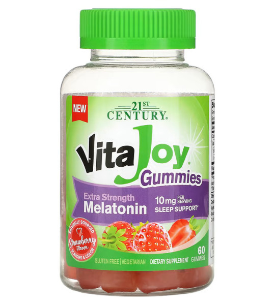 21st Century VitaJoy Melatonin 10 мг (60 жув цук)