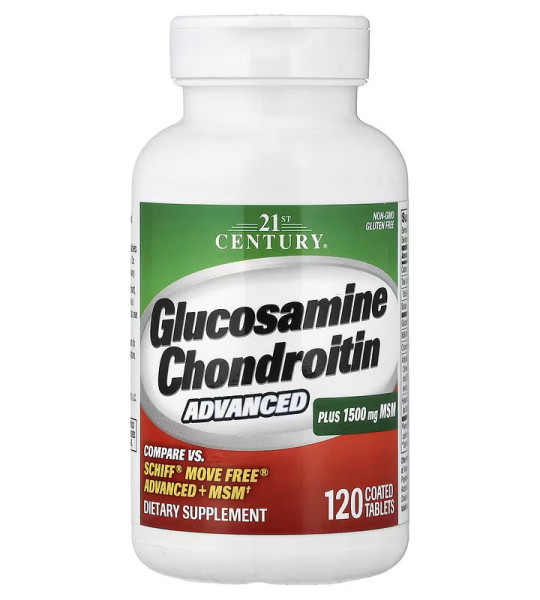 21st Century Glucosamine Chondroitin Advanced + MSM (120 табл)
