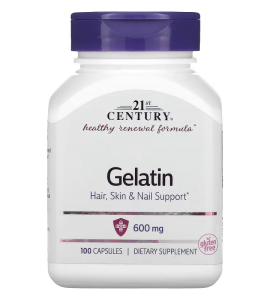 21st Century Gelatin 600 мг (100 капс)